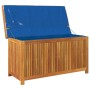 Cojines para exterior 113x50x60,5 cm madera maciza acacia von , Aufbewahrungsboxen für den Außenbereich - Ref: Foro24-4106475...