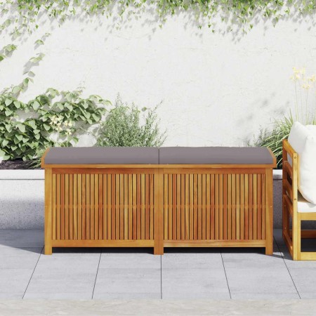 Cojines para exterior 150x50x60,5 cm madera maciza acacia von , Aufbewahrungsboxen für den Außenbereich - Ref: Foro24-4106480...
