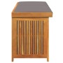 Cojines para exterior 150x50x60,5 cm madera maciza acacia von , Aufbewahrungsboxen für den Außenbereich - Ref: Foro24-4106480...