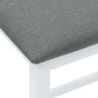 Sillas de bar con cojines 2 uds madera maciza blanca caucho von , Küchenhocker - Ref: Foro24-4102580, Preis: 105,32 €, Rabatt: %