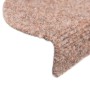 Selbstklebende Leitermatte 5 Stück 56x17x3 cm braun von vidaXL, Treppenmatten - Ref: Foro24-149674, Preis: 16,71 €, Rabatt: %