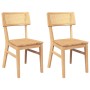 Sillas de comedor 2 unidades madera maciza de caucho von , Essstühle - Ref: Foro24-4102464, Preis: 168,19 €, Rabatt: %