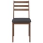 Sillas de comedor con cojines 2 uds madera maciza marrón caucho von , Essstühle - Ref: Foro24-4102418, Preis: 79,23 €, Rabatt: %