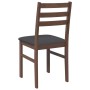 Sillas de comedor con cojines 2 uds madera maciza marrón caucho von , Essstühle - Ref: Foro24-4102418, Preis: 79,23 €, Rabatt: %