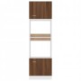 Armario de microondas contrachapada marrón roble 60x57x207 cm von , Küchenschränke - Ref: Foro24-3334022, Preis: 196,27 €, Ra...