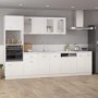 Armario de microondas madera contrachapada blanco 60x57x207 cm von , Küchenschränke - Ref: Foro24-3334017, Preis: 213,87 €, R...