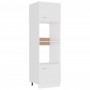 Armario de microondas madera contrachapada blanco 60x57x207 cm von , Küchenschränke - Ref: Foro24-3334017, Preis: 213,87 €, R...