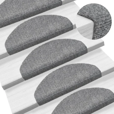 Selbstklebende Treppenmatten 5 Stück grau 65x21x4 cm von vidaXL, Treppenmatten - Ref: Foro24-149704, Preis: 23,90 €, Rabatt: %