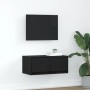 Mueble de TV madera de ingeniería roble negro 60x31x25,5 cm von , TV-Möbel - Ref: Foro24-861492, Preis: 47,48 €, Rabatt: %