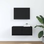 Mueble de TV madera de ingeniería roble negro 60x31x25,5 cm von , TV-Möbel - Ref: Foro24-861492, Preis: 47,48 €, Rabatt: %
