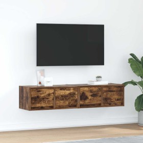Muebles de TV 2 uds madera ingeniería color roble 60x31x25,5 cm von , TV-Möbel - Ref: Foro24-861499, Preis: 78,46 €, Rabatt: %
