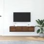 Muebles de TV 2uds Roble marrón 60x31x25,5 cm Madera ingeniería von , TV-Möbel - Ref: Foro24-861503, Preis: 82,06 €, Rabatt: %