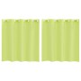 Cortinas de gasa con ojales 2 uds verde manzana 140x140 cm von , Vorhänge und Gardinen - Ref: Foro24-4102053, Preis: 13,46 €,...