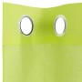 Cortinas de gasa con ojales 2 uds verde manzana 140x140 cm von , Vorhänge und Gardinen - Ref: Foro24-4102053, Preis: 13,46 €,...