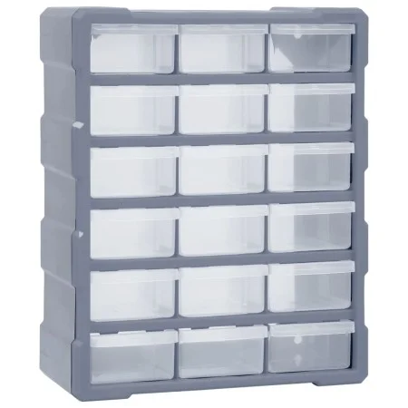 Multi-drawer organizer with 18 intermediate drawers 38x16x47 cm by vidaXL, Toolboxes - Ref: Foro24-149598, Price: 49,83 €, Di...