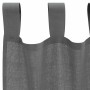 Cortinas de gasa con trabillas 2 uds gris oscuro 140x225 cm von , Vorhänge und Gardinen - Ref: Foro24-4102273, Preis: 15,86 €...