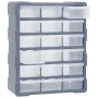 Multischubladen-Organizer mit 18 Zwischenschubladen 38x16x47 cm von vidaXL, Werkzeugkästen - Ref: Foro24-149598, Preis: 50,40...