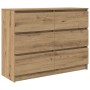 Aparador Artisan Roble 100x35x76 cm Madera de ingeniería by , Sideboards - Ref: Foro24-3328506, Price: 154,01 €, Discount: %