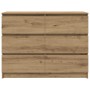 Aparador Artisan Roble 100x35x76 cm Madera de ingeniería by , Sideboards - Ref: Foro24-3328506, Price: 154,01 €, Discount: %