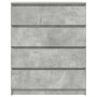 Aparador de madera de ingeniería gris hormigón 80x35x99 cm von , Sideboards - Ref: Foro24-3328483, Preis: 128,45 €, Rabatt: %