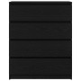 Aparador de madera de roble negro 80x35x99 cm de , Aparadores - Ref: Foro24-3328481, Precio: 135,74 €, Descuento: %
