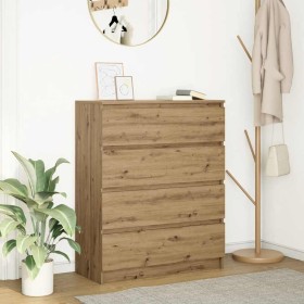 Aparador Artisan Roble 80x35x99 cm Madera de ingeniería by , Sideboards - Ref: Foro24-3328488, Price: 133,40 €, Discount: %
