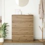 Aparador Artisan Roble 80x35x99 cm Madera de ingeniería by , Sideboards - Ref: Foro24-3328488, Price: 133,40 €, Discount: %