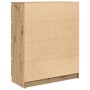 Aparador Artisan Roble 80x35x99 cm Madera de ingeniería by , Sideboards - Ref: Foro24-3328488, Price: 133,40 €, Discount: %