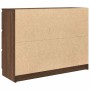Aparador de madera de ingeniería marrón roble 100x35x76 cm von , Sideboards - Ref: Foro24-3328504, Preis: 150,49 €, Rabatt: %