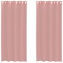 Cortinas de gasa con ojales 2 uds rosa 140x245 cm von , Vorhänge und Gardinen - Ref: Foro24-4102098, Preis: 15,26 €, Rabatt: %