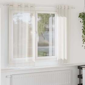 Cortinas de gasa con ojales 2 uds crema 140x175 cm von , Vorhänge und Gardinen - Ref: Foro24-4102072, Preis: 14,36 €, Rabatt: %