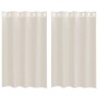 Cortinas de gasa con ojales 2 uds crema 140x175 cm von , Vorhänge und Gardinen - Ref: Foro24-4102072, Preis: 14,36 €, Rabatt: %
