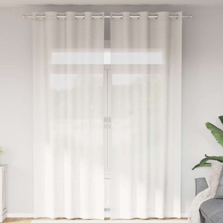Cortinas de gasa con ojales 2 uds blanco von , Vorhänge und Gardinen - Ref: Foro24-4102154, Preis: 16,15 €, Rabatt: %