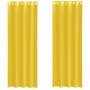 Cortinas de gasa con ojales 2 uds amarillo von , Vorhänge und Gardinen - Ref: Foro24-4102135, Preis: 15,55 €, Rabatt: %