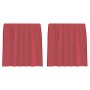 Cortinas de gasa con bolsillos para varillas 2 uds. rojo vino von , Vorhänge und Gardinen - Ref: Foro24-4102246, Preis: 12,56...