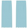 Cortinas de gasa con bolsillos para varillas 2 uds. turquesa von , Vorhänge und Gardinen - Ref: Foro24-4102238, Preis: 14,23 ...