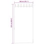 Cortinas de gasa con bolsillos para varillas 2 uds. turquesa von , Vorhänge und Gardinen - Ref: Foro24-4102238, Preis: 14,23 ...