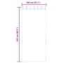 Cortinas de gasa con trabillas 2 uds naranja 140x245 cm von , Vorhänge und Gardinen - Ref: Foro24-4102284, Preis: 15,25 €, Ra...