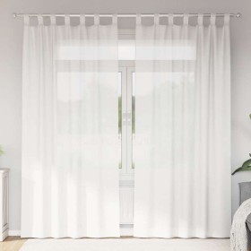 Cortinas de gasa con bolsillos para varillas 2 uds. blanco von , Vorhänge und Gardinen - Ref: Foro24-4102244, Preis: 14,65 €,...