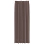 Cortinas de gasa con bolsillos para varillas 2 uds. marrón von , Vorhänge und Gardinen - Ref: Foro24-4102175, Preis: 15,00 €,...