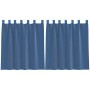 Cortinas de gasa con trabillas 2 uds azul real 140x140 cm von , Vorhänge und Gardinen - Ref: Foro24-4102301, Preis: 14,34 €, ...
