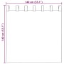 Cortinas de gasa con trabillas 2 uds azul real 140x140 cm von , Vorhänge und Gardinen - Ref: Foro24-4102301, Preis: 14,34 €, ...