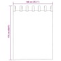 Cortinas de gasa con trabillas 2 uds morado 140x175 cm von , Vorhänge und Gardinen - Ref: Foro24-4102292, Preis: 15,15 €, Rab...