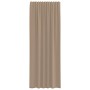 Cortinas de gasa con trabillas 2 uds marrón claro 140x260 cm by , Curtains and curtains - Ref: Foro24-4102315, Price: 16,94 €...