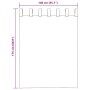 Cortinas de gasa con trabillas 2 uds terracota 140x175 cm von , Vorhänge und Gardinen - Ref: Foro24-4102322, Preis: 13,65 €, ...