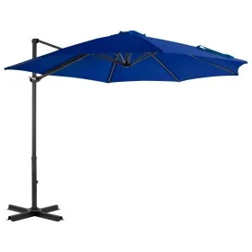 Cantilever parasol with light blue aluminum pole 300 cm by vidaXL, Umbrellas - Ref: Foro24-46989, Price: 91,79 €, Discount: %