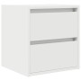 Mesilla de noche de pared blanca 38x34x40 cm de , Mesitas de noche - Ref: Foro24-861247, Precio: 47,18 €, Descuento: %