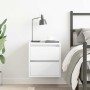 Mesilla de noche de pared blanca 38x34x40 cm de , Mesitas de noche - Ref: Foro24-861247, Precio: 47,18 €, Descuento: %