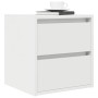 Mesilla de noche de pared blanca 38x34x40 cm de , Mesitas de noche - Ref: Foro24-861247, Precio: 47,18 €, Descuento: %