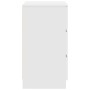 Mesilla de noche con 3 cajones blanca 39x35x65 cm de , Mesitas de noche - Ref: Foro24-861337, Precio: 64,40 €, Descuento: %